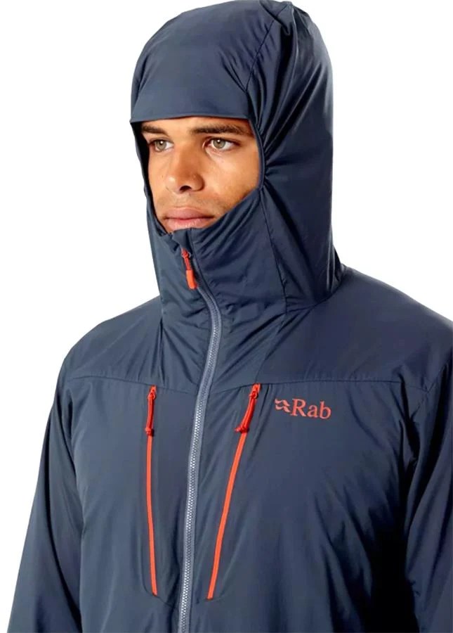 Rab VapourRise Alpine Light Hooded Softshell Jacket, M Deep Ink
